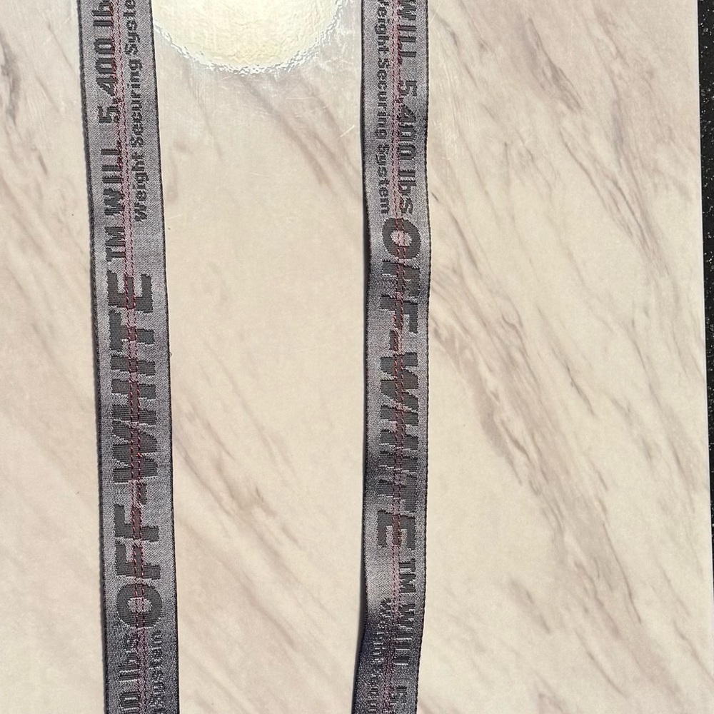 Off-White Industrial Belt in Black and Gray